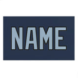 Custom Blue Light Blue Beach Towel