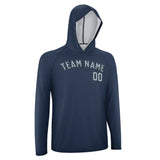 Custom Blue Light Blue UV-Hoodie