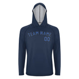 Custom Blue Sky Blue UV-Hoodie