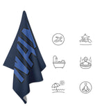 Custom Blue Sky Blue Beach Towel