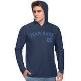 Custom Blue Sky Blue UV-Hoodie