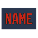 Custom Blue Orange Red Beach Towel