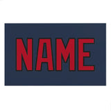 Custom Blue Red Beach Towel