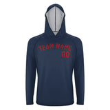 Custom Blue Red UV-Hoodie