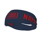 Custom Blue Red Sports headband