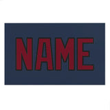 Custom Blue Crimson Red Beach Towel