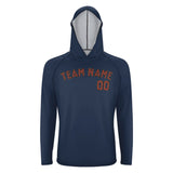 Custom Blue Coral Red UV-Hoodie
