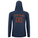 Custom Blue Coral Red UV-Hoodie