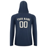 Custom Blue White UV-Hoodie