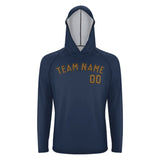Custom Blue Khaki UV-Hoodie