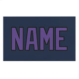Custom Blue Light Purple Beach Towel