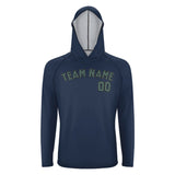Custom Blue Blue Green UV-Hoodie