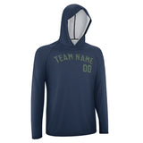 Custom Blue Blue Green UV-Hoodie