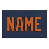 Custom Blue Orange Beach Towel