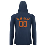 Custom Blue Orange UV-Hoodie