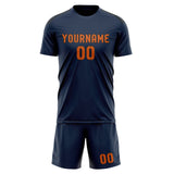 Custom Blue Orange Soccer Jersey