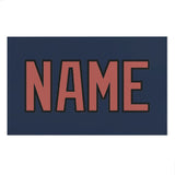 Custom Blue Copper Rose Beach Towel