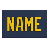 Custom Blue Gold Beach Towel