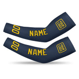 Custom Blue Gold Arm Sleeve