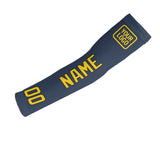 Custom Blue Gold Arm Sleeve