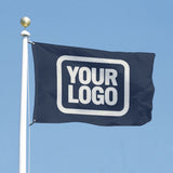 Custom Blue White Flag