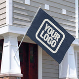 Custom Blue White Flag