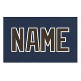 Custom Blue Brown Beach Towel