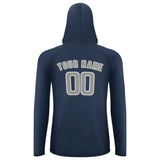 Custom Blue Gray UV-Hoodie