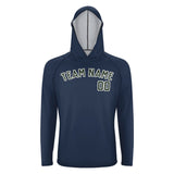 Custom Blue Dark Green UV-Hoodie