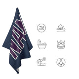 Custom Blue Purple Beach Towel