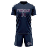 Custom Blue Purple Soccer Jersey