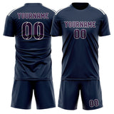 Custom Blue Purple Soccer Jersey