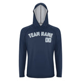 Custom Blue Light Blue UV-Hoodie