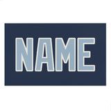 Custom Blue Light Blue Beach Towel