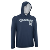 Custom Blue Light Blue UV-Hoodie