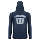 Custom Blue Light Blue UV-Hoodie