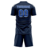 Custom Blue Sky Blue Soccer Jersey