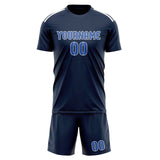 Custom Blue Sky Blue Soccer Jersey