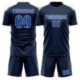 Custom Blue Sky Blue Soccer Jersey