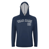 Custom Blue Blue UV-Hoodie