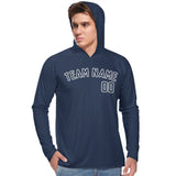 Custom Blue Blue UV-Hoodie