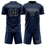 Custom Blue Navy Soccer Jersey