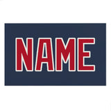 Custom Blue Red Beach Towel