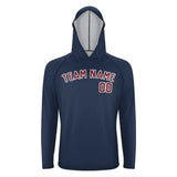 Custom Blue Crimson Red UV-Hoodie