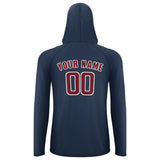 Custom Blue Crimson Red UV-Hoodie