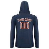Custom Blue Coral Red UV-Hoodie