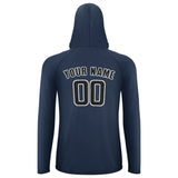 Custom Blue Black UV-Hoodie