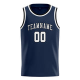 Custom Blue & White Colors Design Sports Basketball Jersey