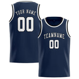 Custom Blue & White Colors Design Sports Basketball Jersey