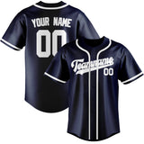 Custom Blue & White Colors Design Sports Baseball Jersey